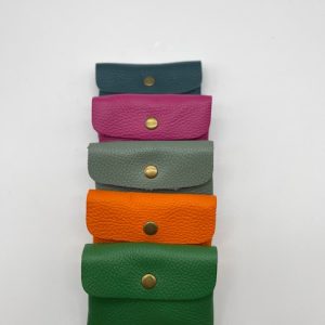 Italian Leather Coin Purse in Multiple Colours