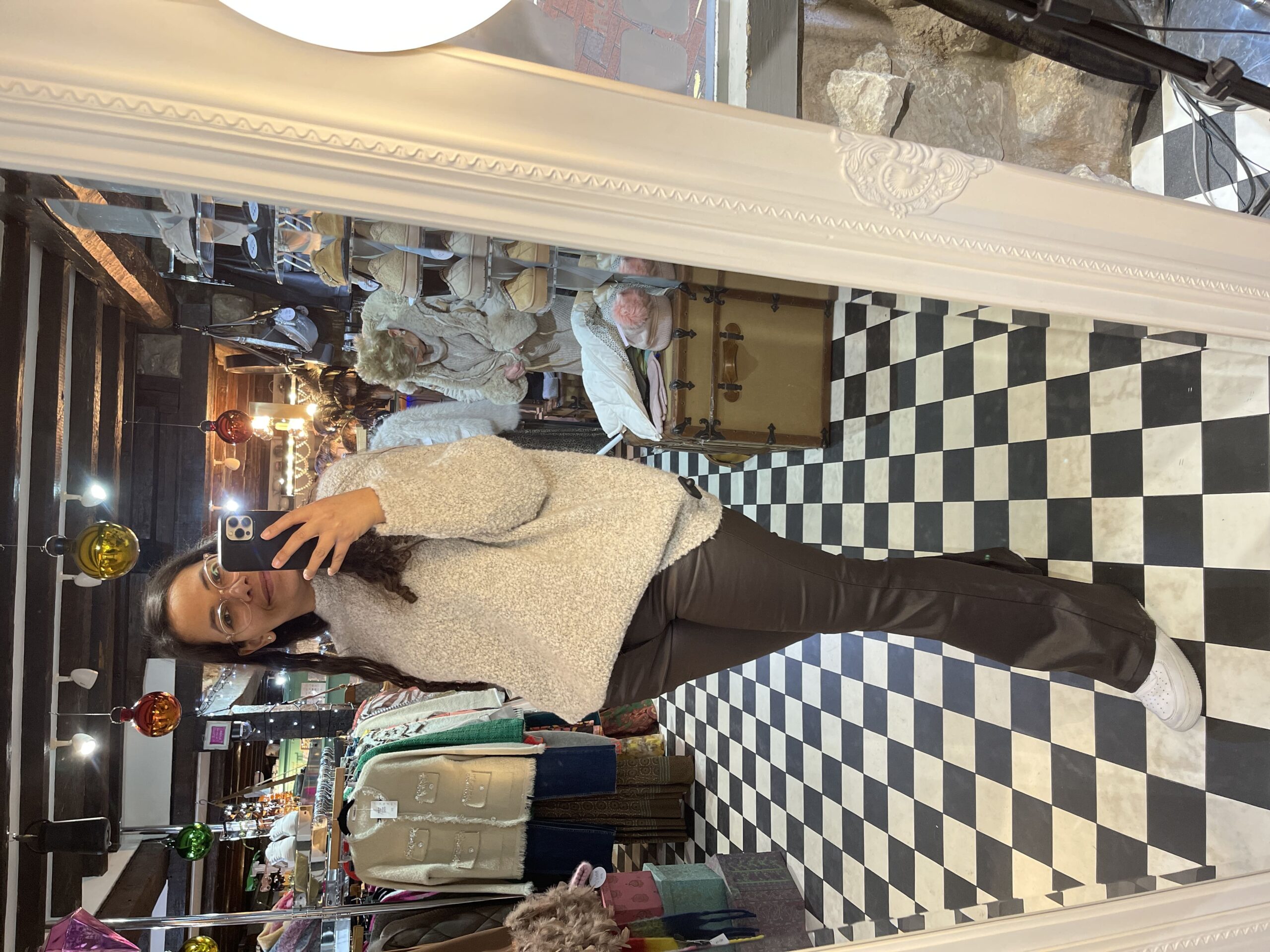 Melly & Co Brown Faux Leather Flares