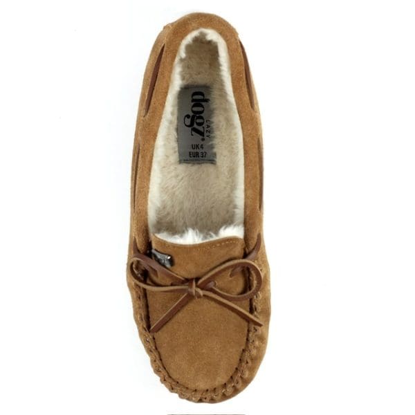 Lazy Dogz Portree Tan Slipper