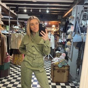 Utility Boilersuit in Khaki