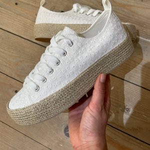 White Hessian Style Trainer