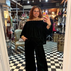 Velvet Trouser Set