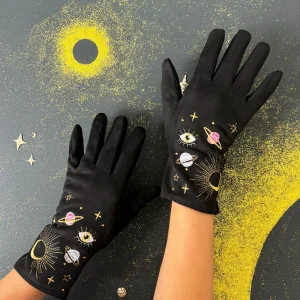 House of Disaster - After Dark Embroidered Gloves