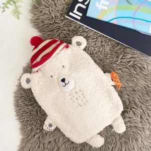 House of Disaster - Polar Bear Hat Hot Water Bottle