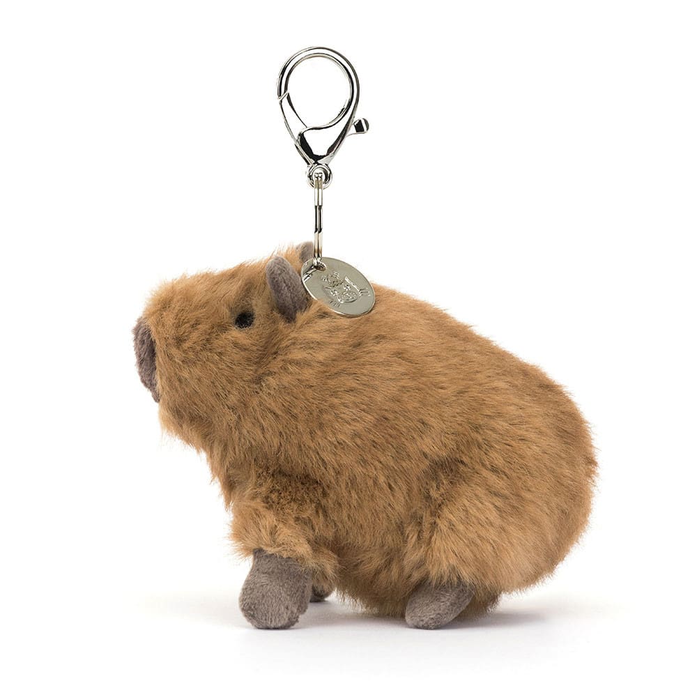 Clyde Capybara Bag Charm Jellycat. - Image 3