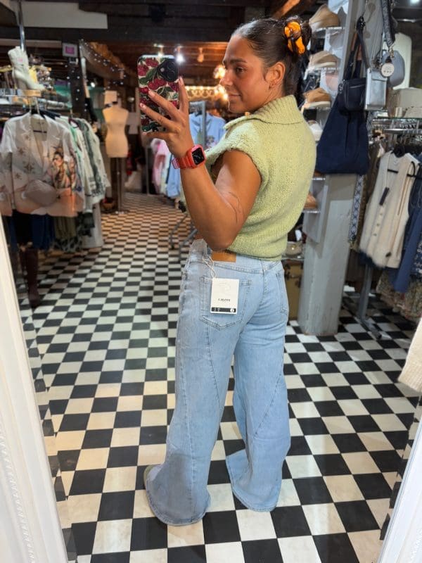 Toxik Wide Flared Leg Jean