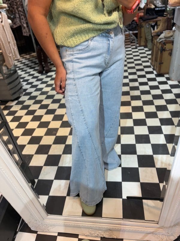 Toxik Wide Flared Leg Jean