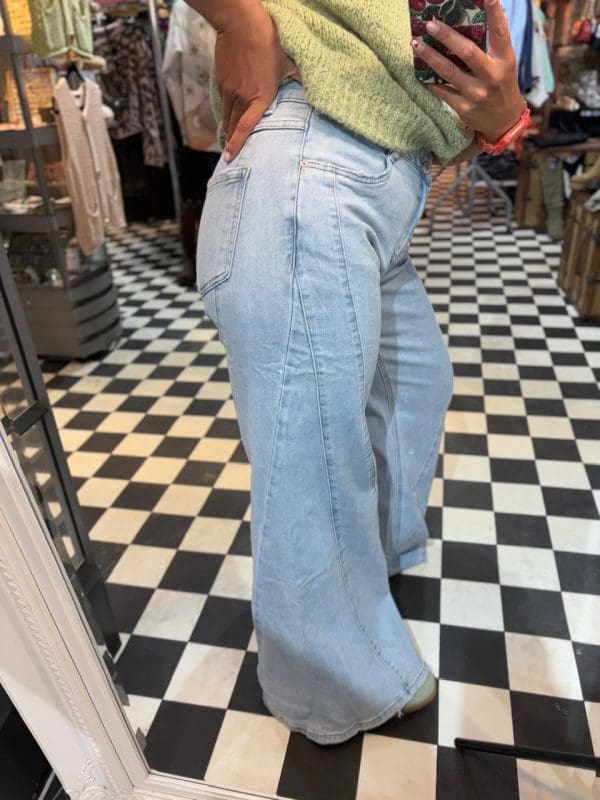 Toxik Wide Flared Leg Jean