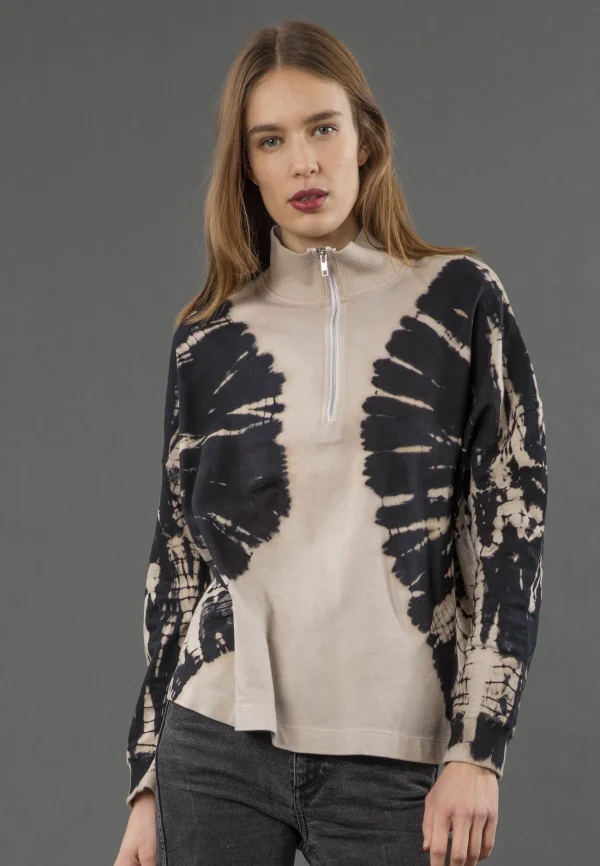 RELIGION JADE SWEAT TIE DYE CASHMERE