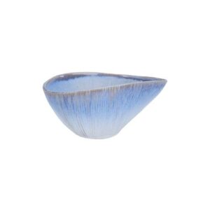 Stoneware Ornament 8.6cm - Blue Ombre Shell Bowl