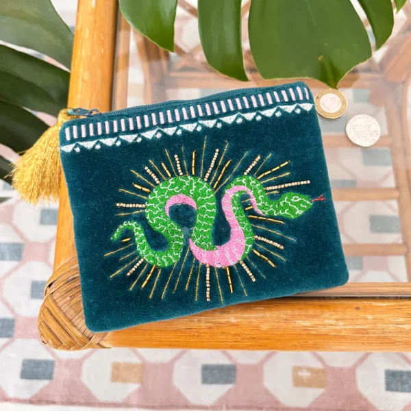 House of Disaster - Inked Snake Pouch