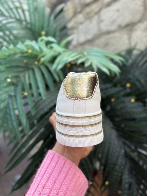 Chunky Sole Trainer in White