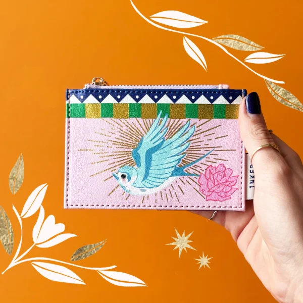 House of Disaster - Inked Bird Zip Purse