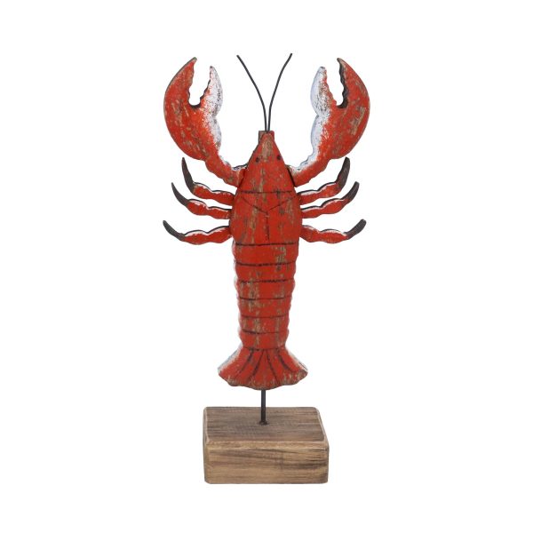 Rustic Wood Lobster Ornament