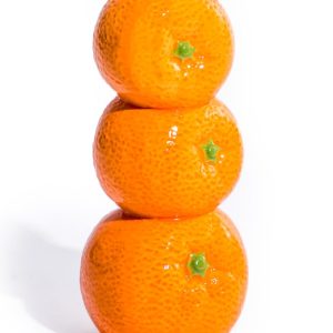 Orange Stacked Vase