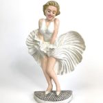 CAST IRON MARILYN MONROE DOOR STOP