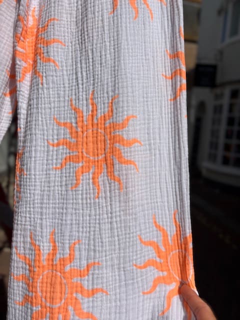 Sun Print Cheesecloth Trousers in 6 Colours