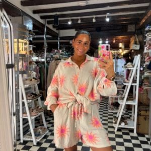 Sun Print Shirt in 2 Colours