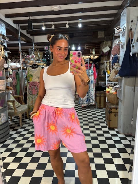 Sun Print Short in 2 Colours - Image 5