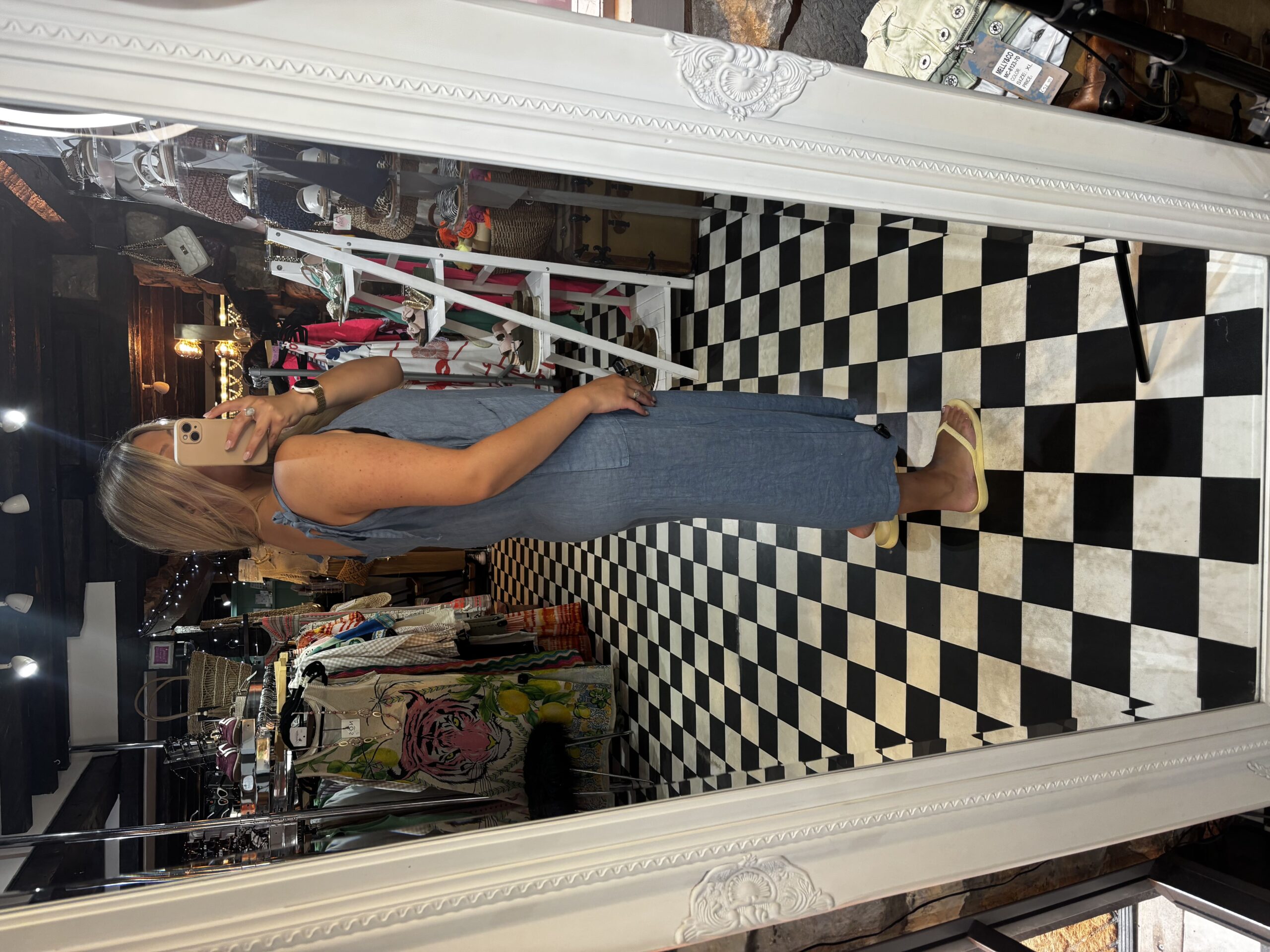 Linen Dungarees in 3 colours - Image 5