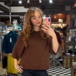 Baby Alpaca Blend Jumper with 3/4 Sleeve in 4 Colours