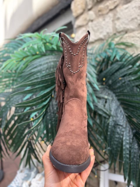 Brown Tassel Boot