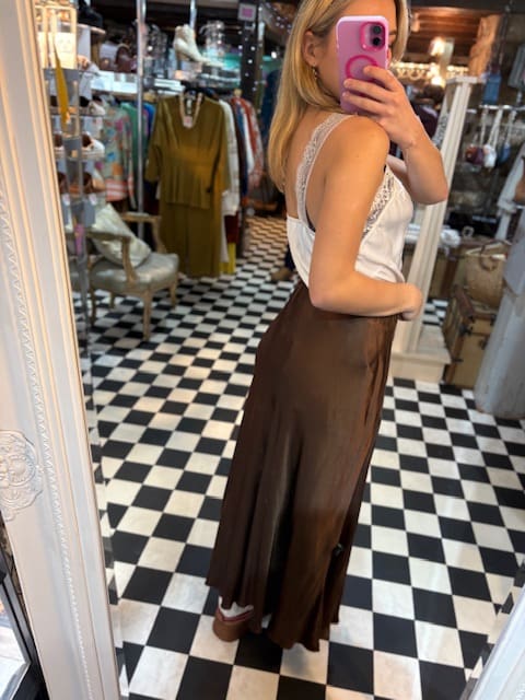 Satin Maxi Skirt in 2 Colours