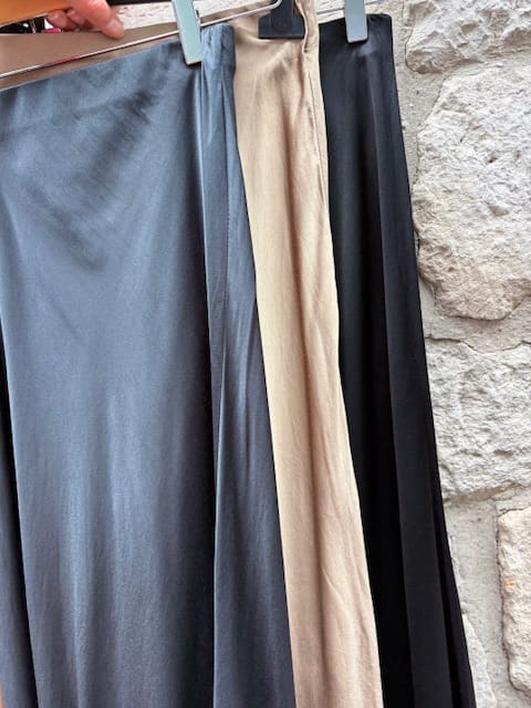 Satin Maxi Skirt in 6 Colours - Image 3