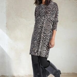 RELIGION EMMY DRESS SILVER ANIMAL