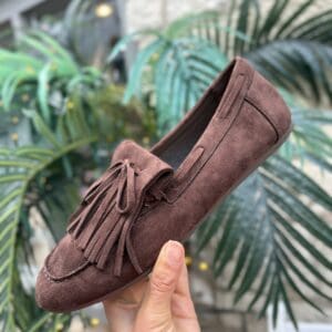 Tassel Moccasin in Brown