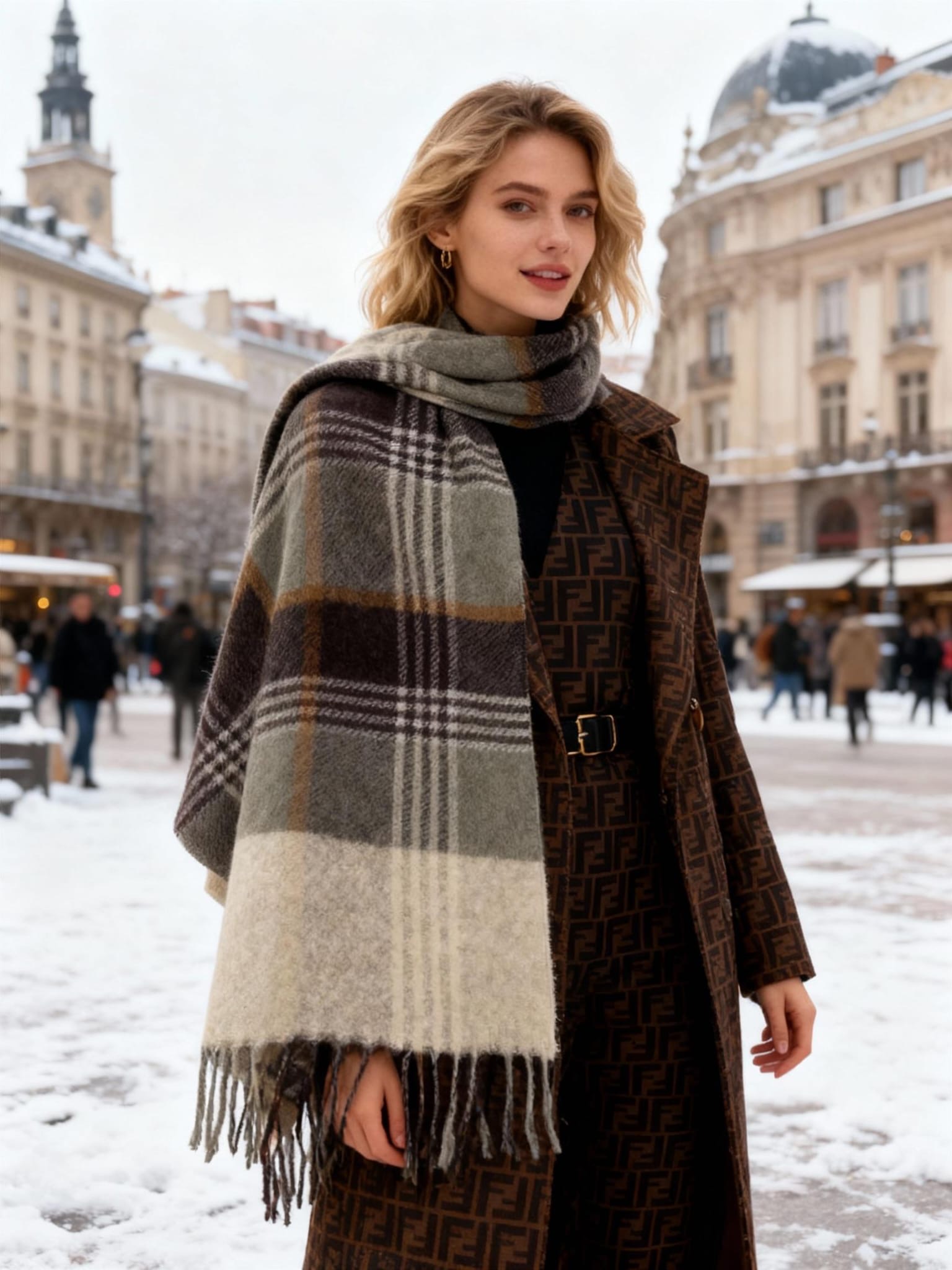 Tartan Scarf in 2 Colours