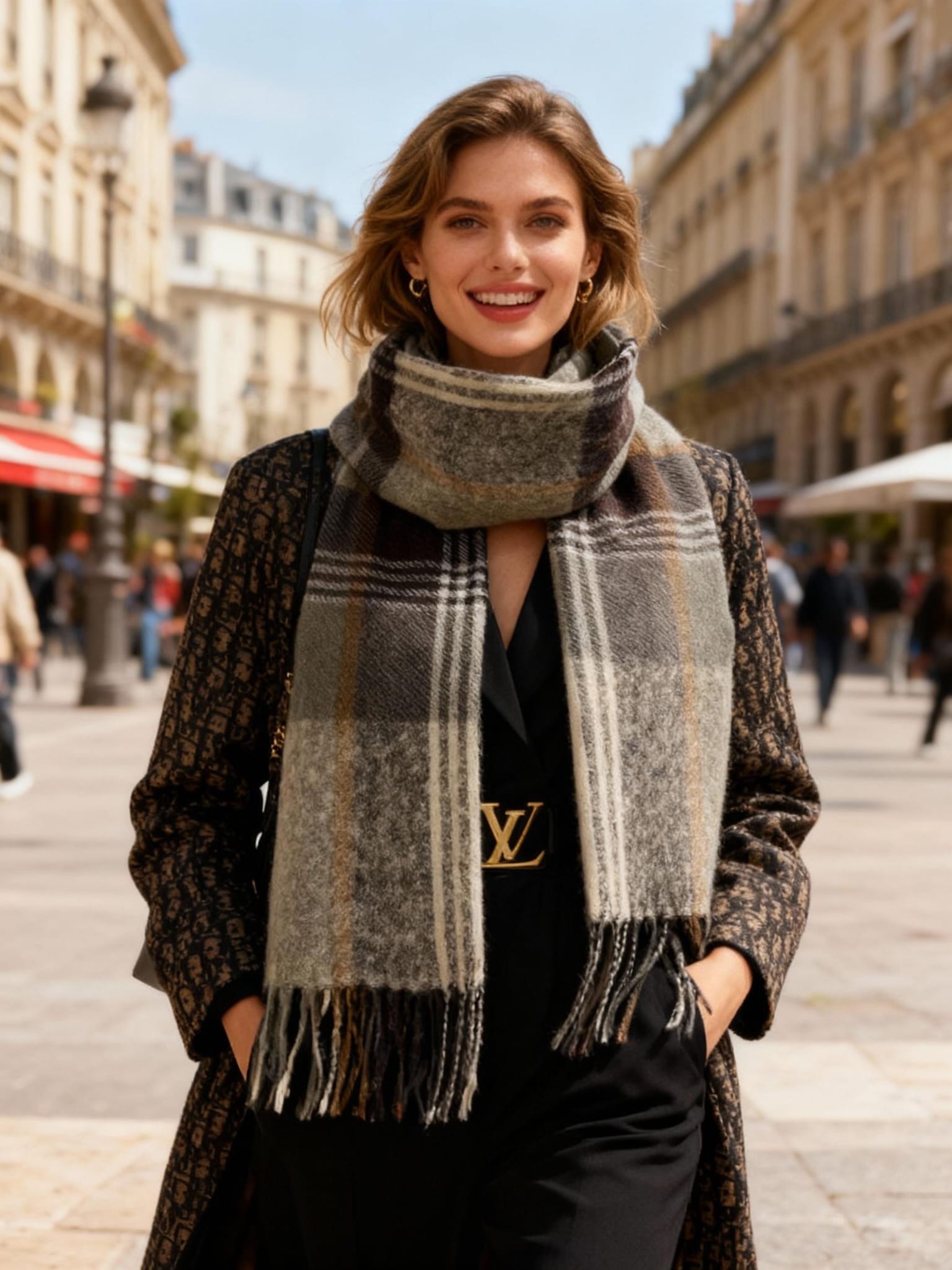 Tartan Scarf in 2 Colours