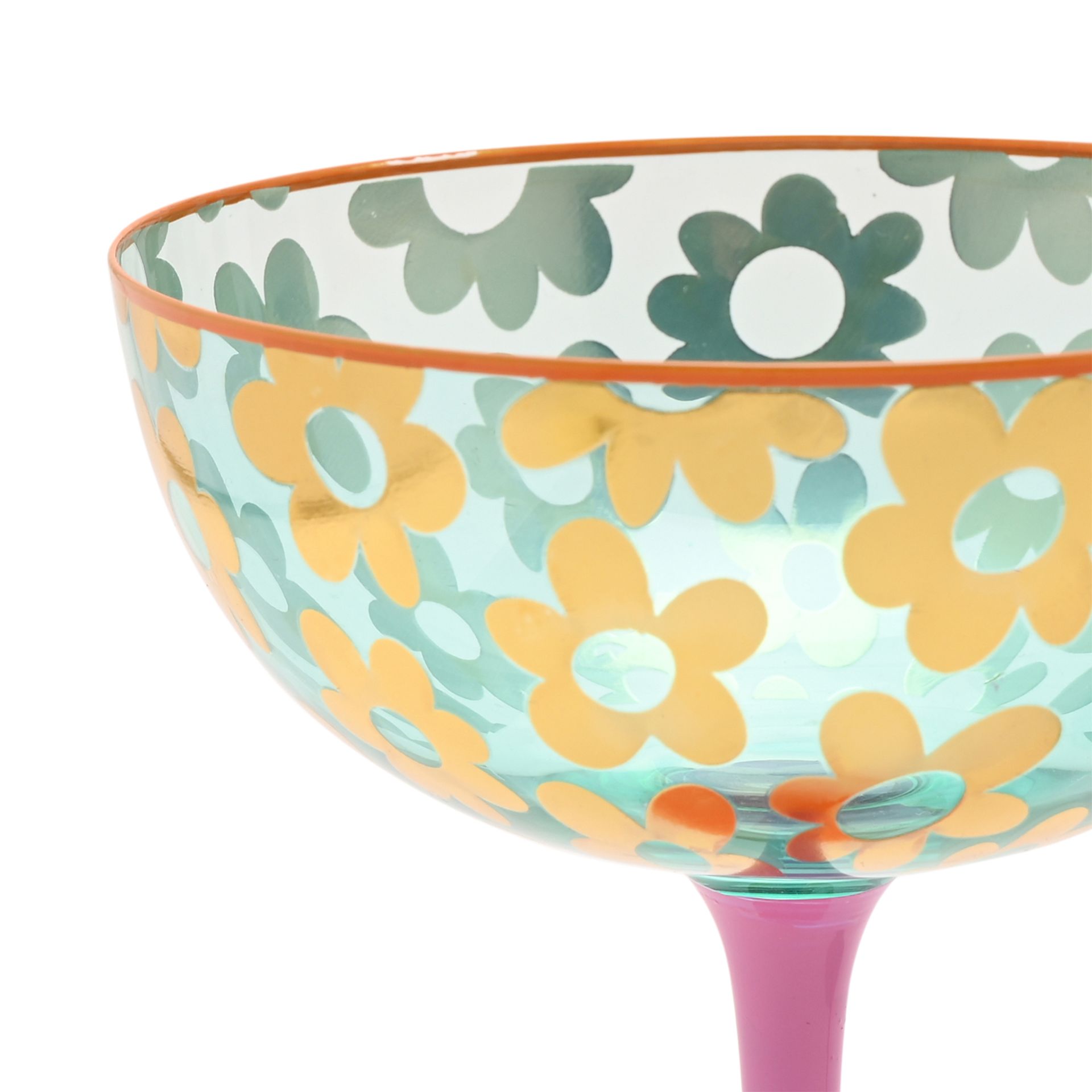 set of 2 coupe glasses