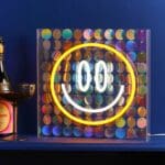 neon sign - smiley