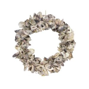 Wreath 30cm - Oyster Shell