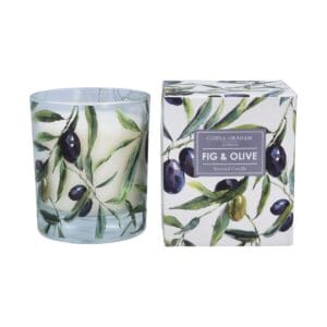 Gisela Graham Boxed Scented Candle - Fig & Olive