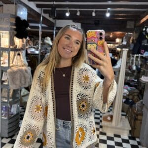 Crochet Cardigan in 2 Colours