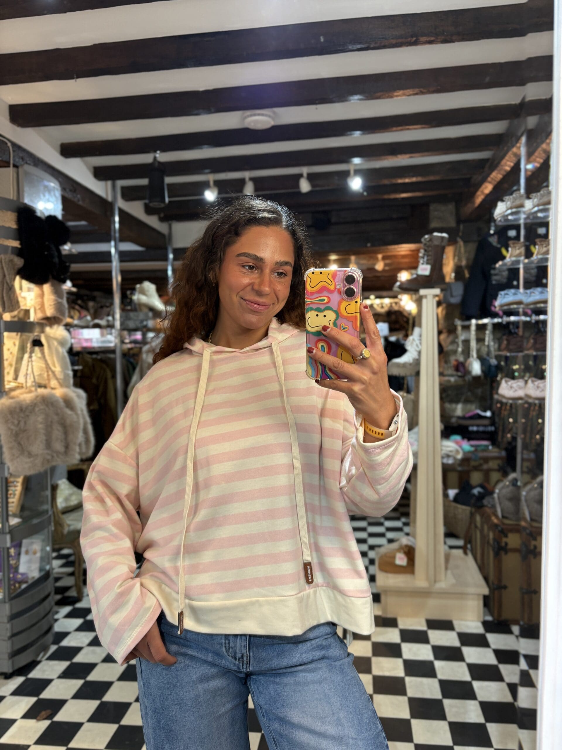 Stripe Hoodie in 2 Colours