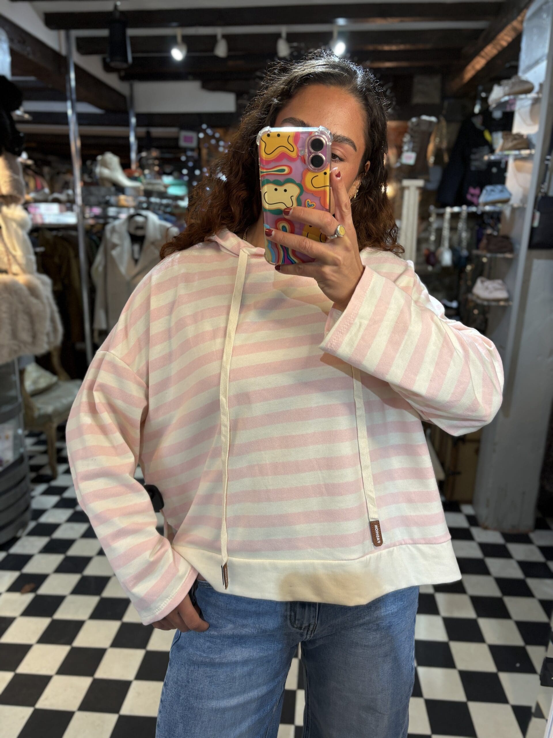 Stripe Hoodie in 2 Colours