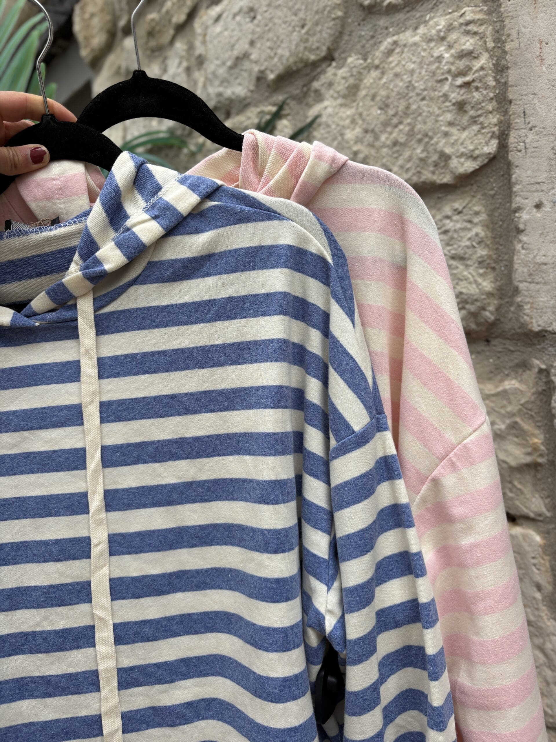 Stripe Hoodie in 2 Colours