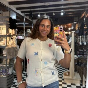 Soft Knit Sealife Cardigan Top