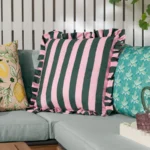 Green/Pink Outdoor Cushion
