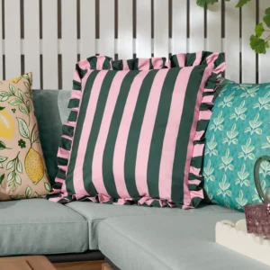 Green/Pink Outdoor Cushion