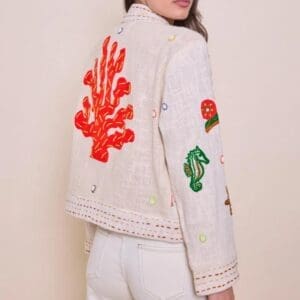 Coral Reef Style Beaded Jacket