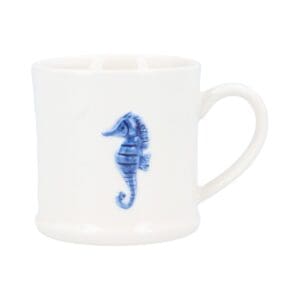 Stoneware Mini Mug 7cm - Seahorse