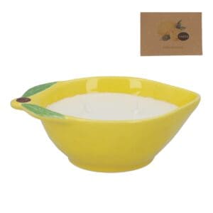 Boxed Scented Candle 12cm - Lemon Fruit