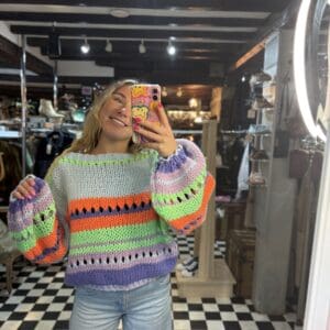 Chunky Knit Neon Scooby Jumper