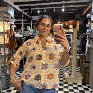 Cotton Ethnic Print Top