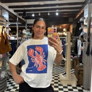 Blue Lobster T Shirt