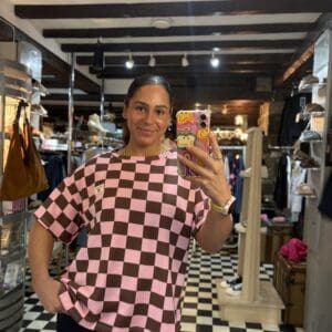 Cherry Baby Check Top in 2 Colours